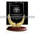 水晶奖牌155元