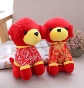 唐装花布狗10.7元