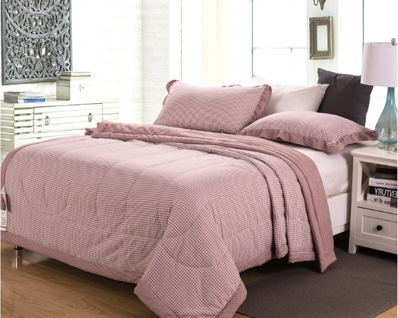 良品水洗棉花被三件套220元