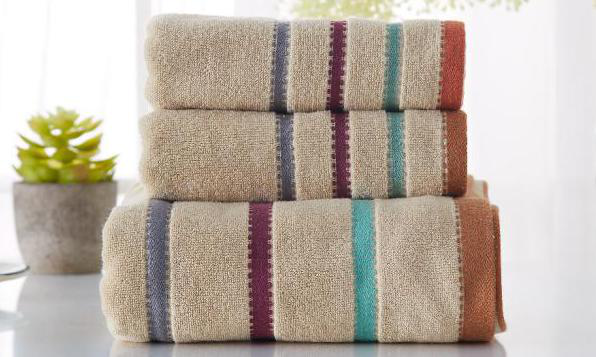 三段浴巾三件套80元