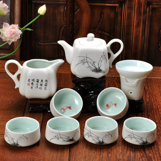 10头雪花釉（养鱼杯）66元