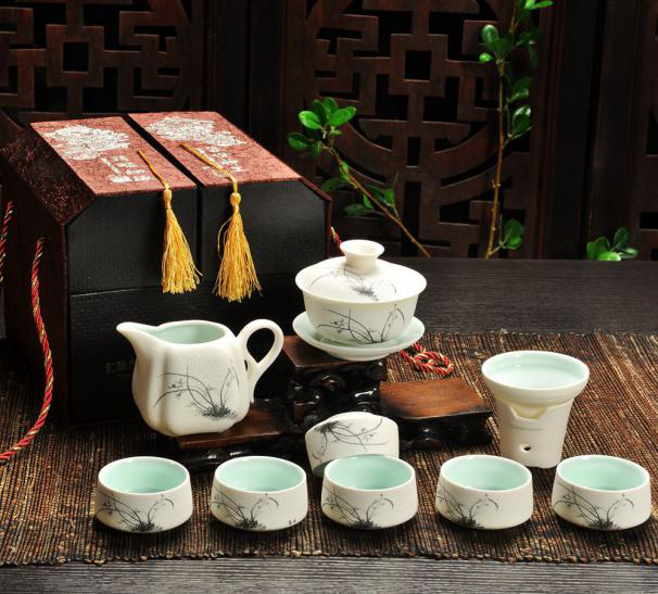 10头雪花釉-盖碗61元