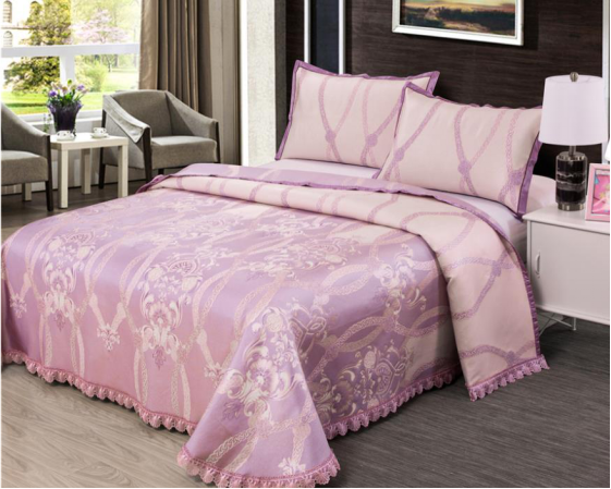 蕾丝水洗床单三件套450元