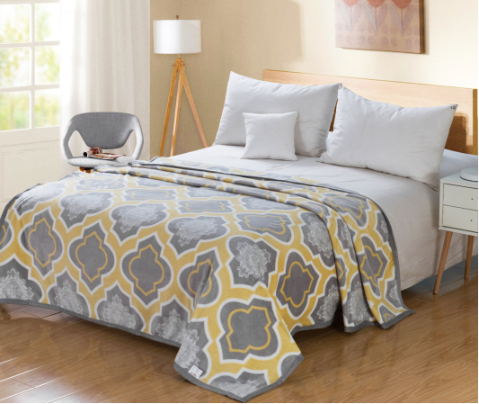 秋叶柔情貂绒毯120元