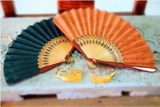 真丝罗扇215元